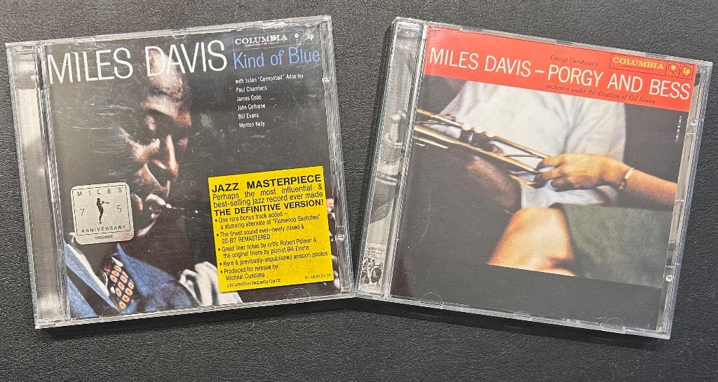 MILES DAVIS - Sketches Spain / Porgy & Bess (2 CD remasters), Cd's en Dvd's, Cd's | Jazz en Blues, Ophalen of Verzenden, Zo goed als nieuw