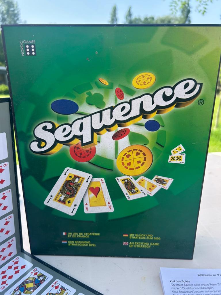 Gezelschapsspel Sequence, Hobby en Vrije tijd, Gezelschapsspellen | Overige, Ophalen, Zo goed als nieuw