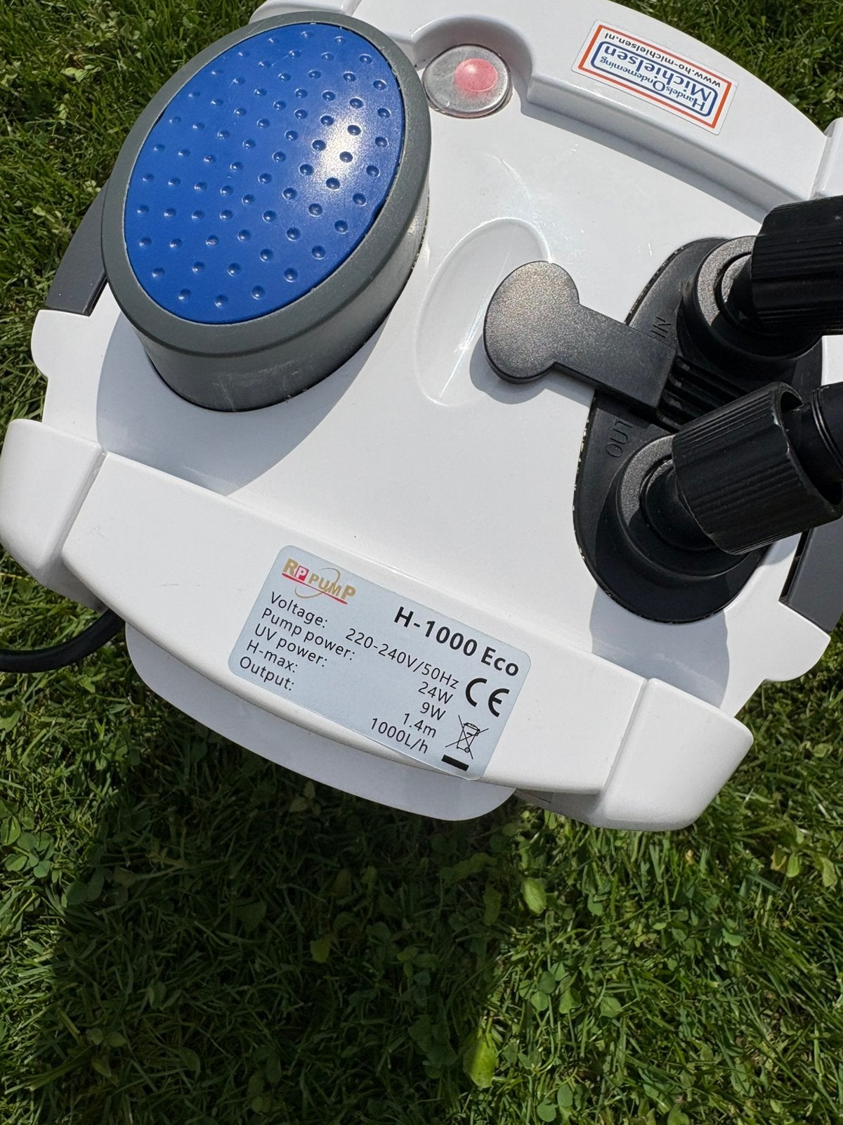 Buitenfilter… met uv lamp, Ophalen, Zo goed als nieuw