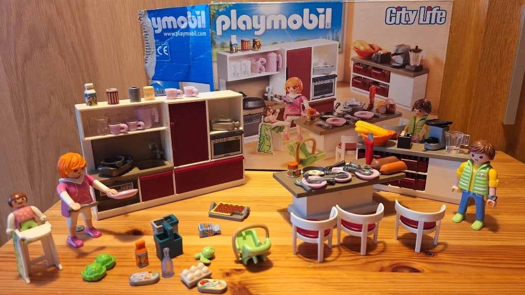 playmobil keuken city life 9269, Kinderen en Baby's, Complete set, Overige typen, Ophalen of Verzenden, Zo goed als nieuw