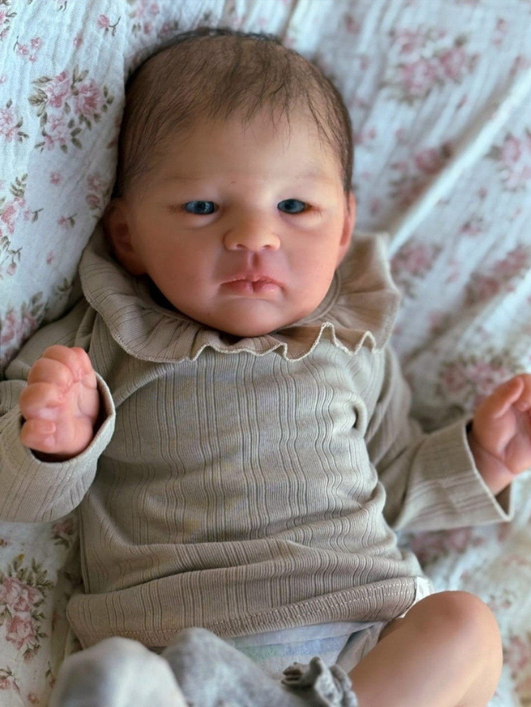 Reborn baby Nagi, Ophalen of Verzenden, Nieuw, Babypop, Levensecht of Reborn