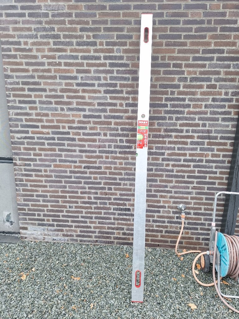 Waterpas/afrijlat sola slg 2 250cm, Doe-het-zelf en Bouw, Gereedschap | Handgereedschap, Ophalen, Zo goed als nieuw, Waterpas