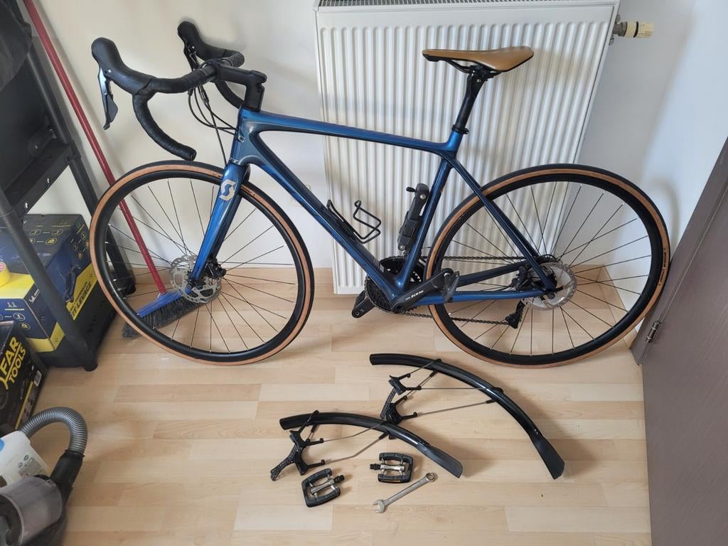 Scott addict 20 disc 105 S52 dark blue, Enlèvement