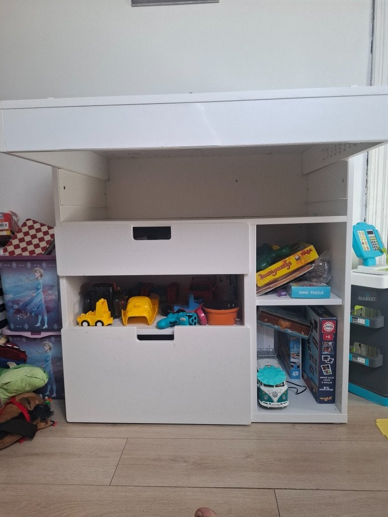 IKEA verzorgingstafel / commode met lades - wit, Ophalen, Gebruikt, 70 cm of meer, 75 tot 100 cm