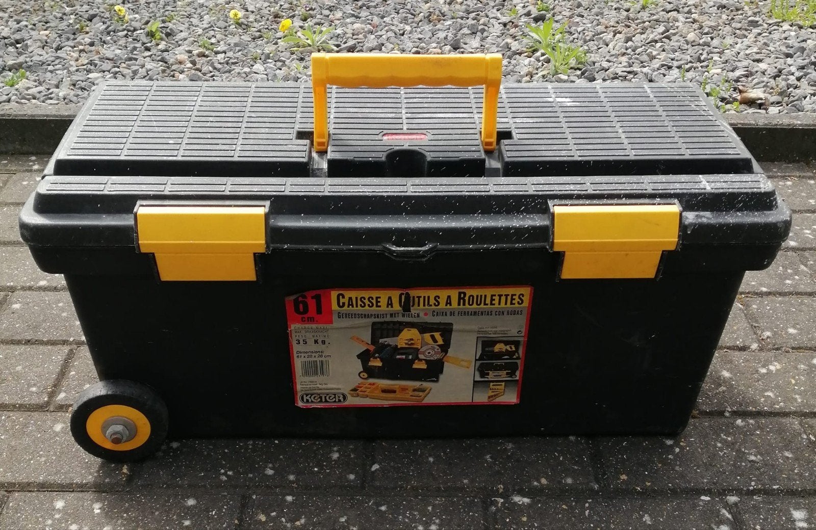 Caisse à outils sur roulettes Keter, Bricolage & Construction, Enlèvement, Utilisé