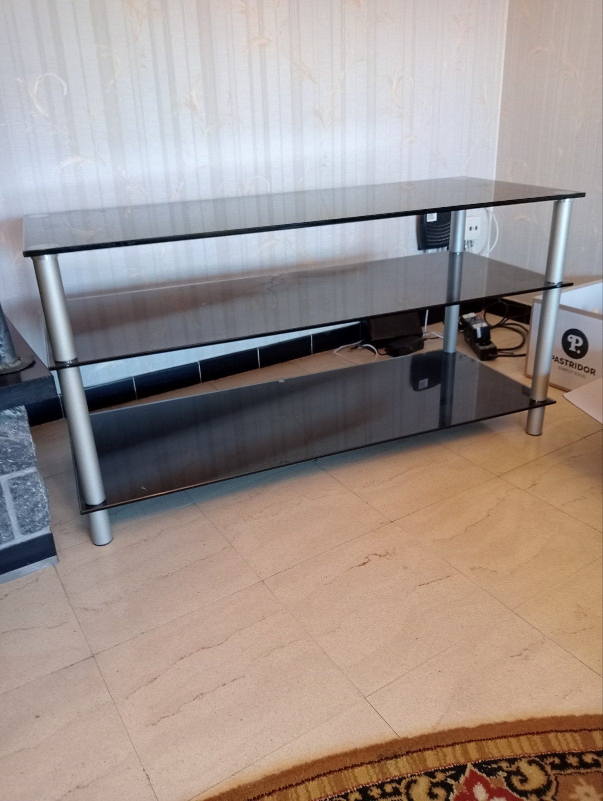 meuble TV ou table basse en verre, Maison & Meubles, Enlèvement, Verre