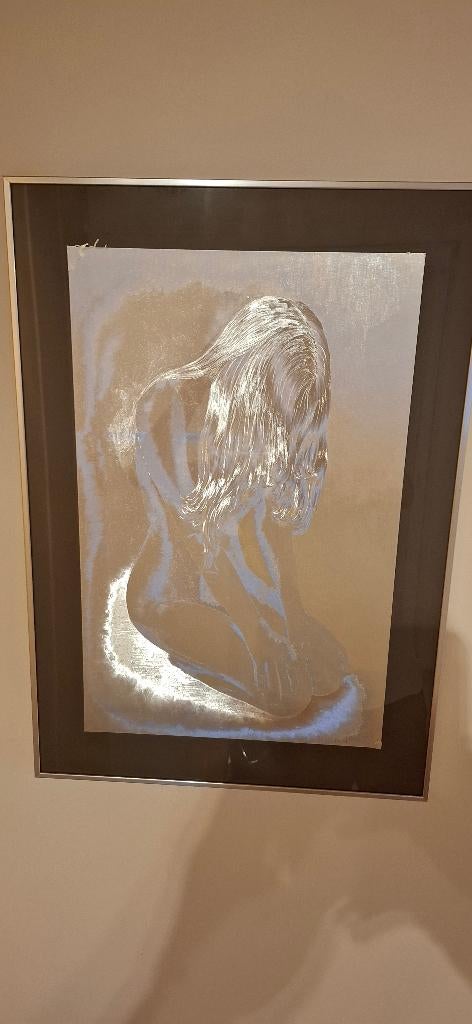 Gravure, Antiek en Kunst, Kunst | Etsen en Gravures, Ingelijst, Portret, 60 cm, Gravure
