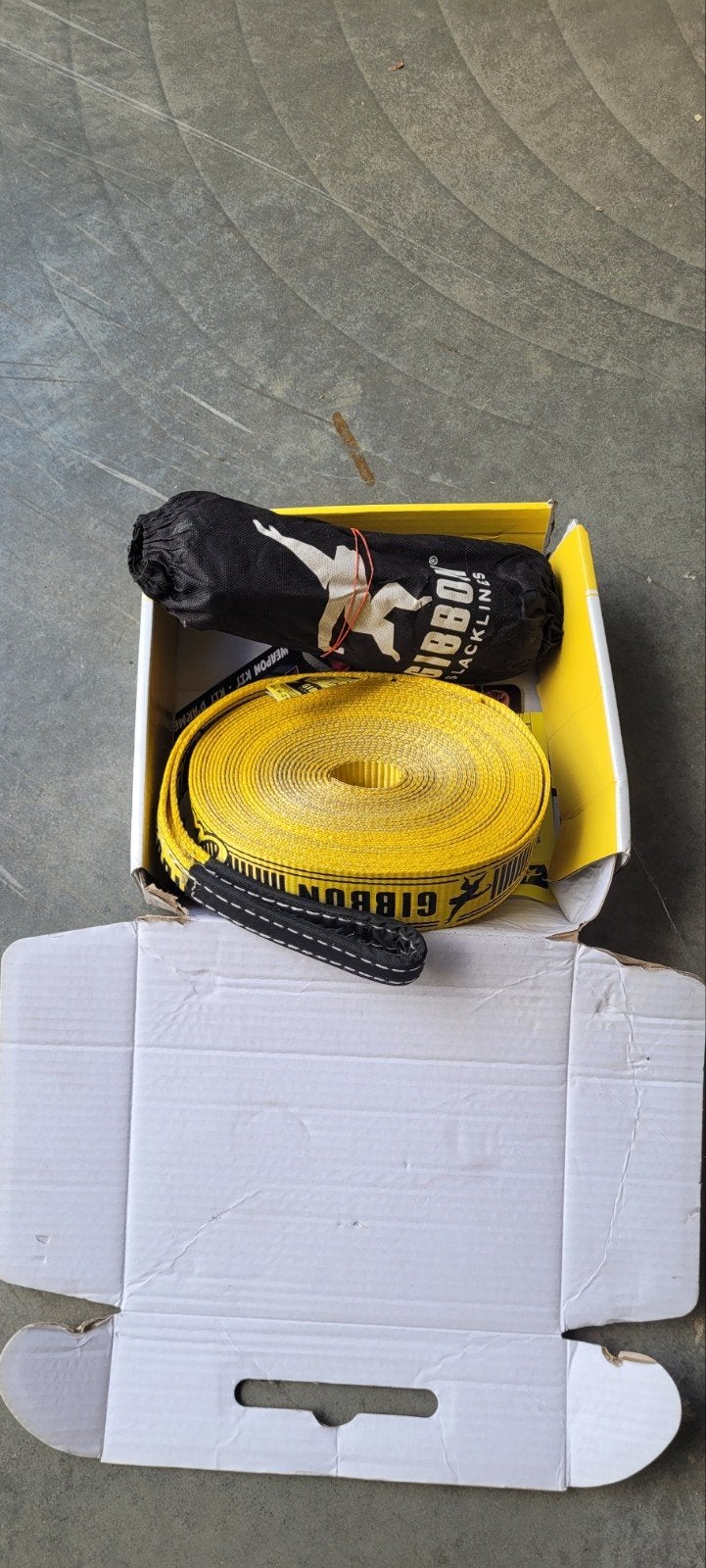 Gibbon Classic Slackline 15 m – zo goed als nieuw, Ophalen of Verzenden