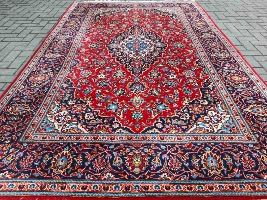 Mooi Perzische tapijt (Kashan) 3,20x2m Handgeknoopt Uit Iran, Huis en Inrichting, Stoffering | Tapijten en Vloerkleden, Ophalen