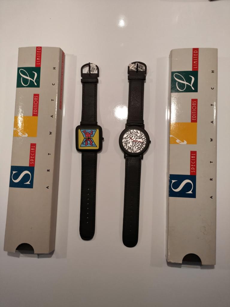 Montre Keith Haring Montre d'art spéciale en édition limitée, Bijoux, Sacs & Beauté, Montres | Hommes, Comme neuf, Montre-bracelet