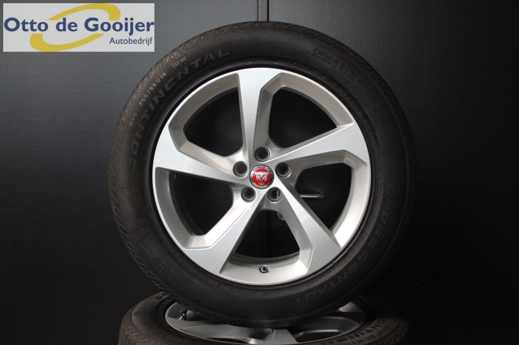 Originele Jaguar F-Pace Velgen 19 Inch Zomerbanden, Pneus et Jantes, 255 mm, -, Véhicule de tourisme