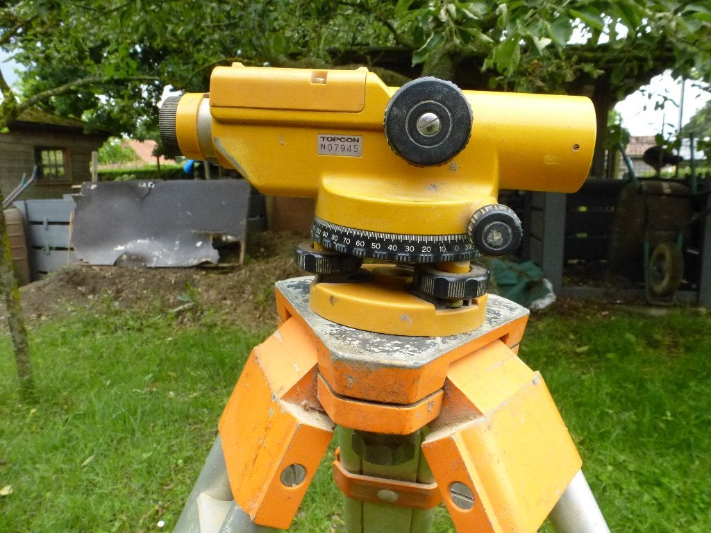 Topcon auto level, Ophalen, Gebruikt
