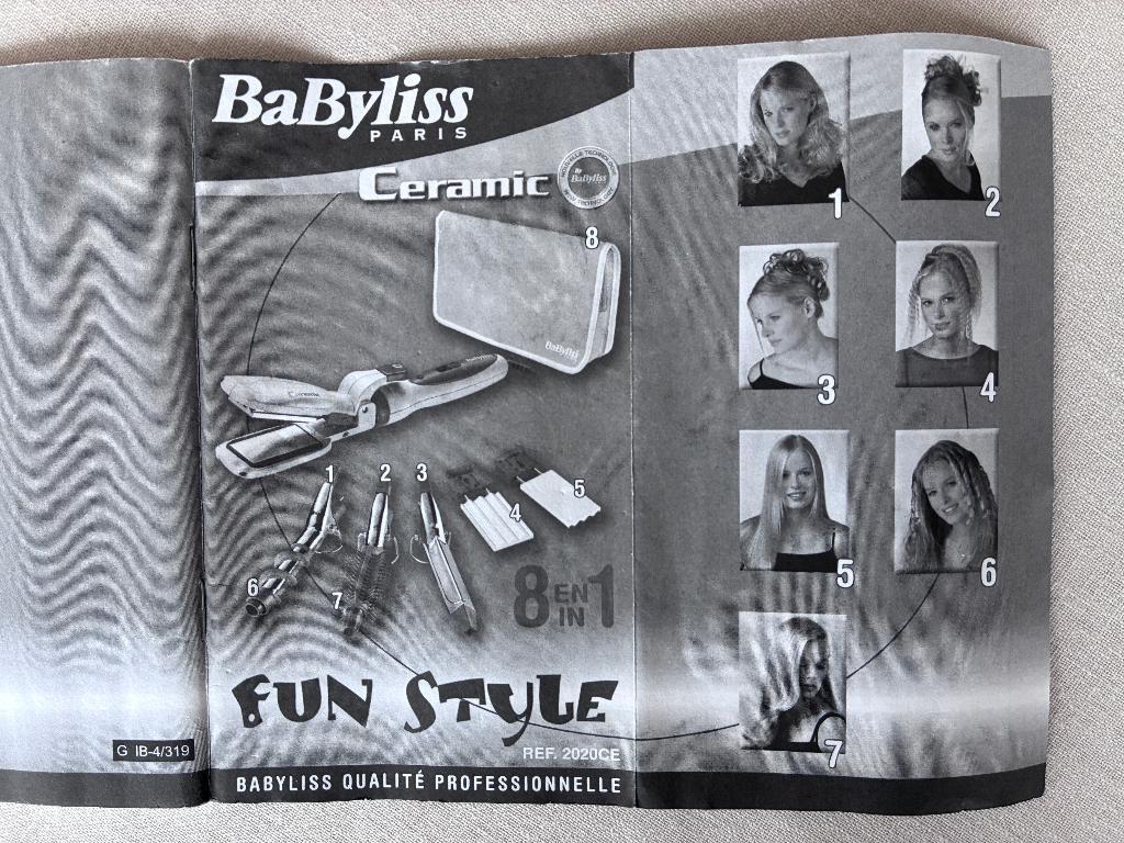 Babyliss Fun Style krultang 8 in 1, Ophalen of Verzenden, Zo goed als nieuw, Krultang of Stijltang