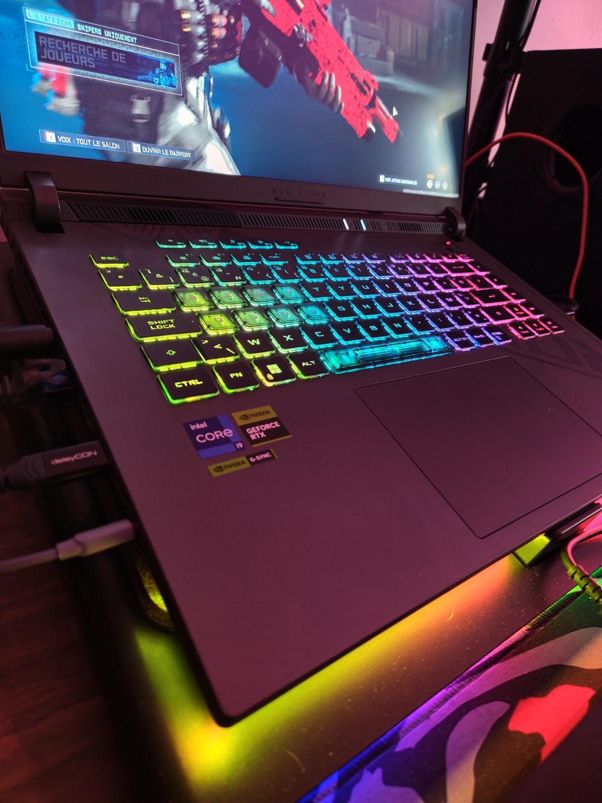 Échange Asus Rog strix G16 2024 vs trott Electric 72v, Informatique & Logiciels, Ordinateurs portables Windows, Intel Core i9 13980hx