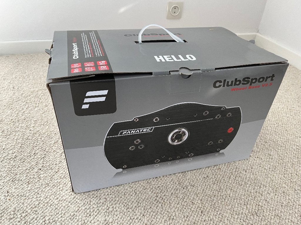 Fanatec ClubSport wheel base V2.5, 1 joueur, À partir de 7 ans, Comme neuf, Enlèvement