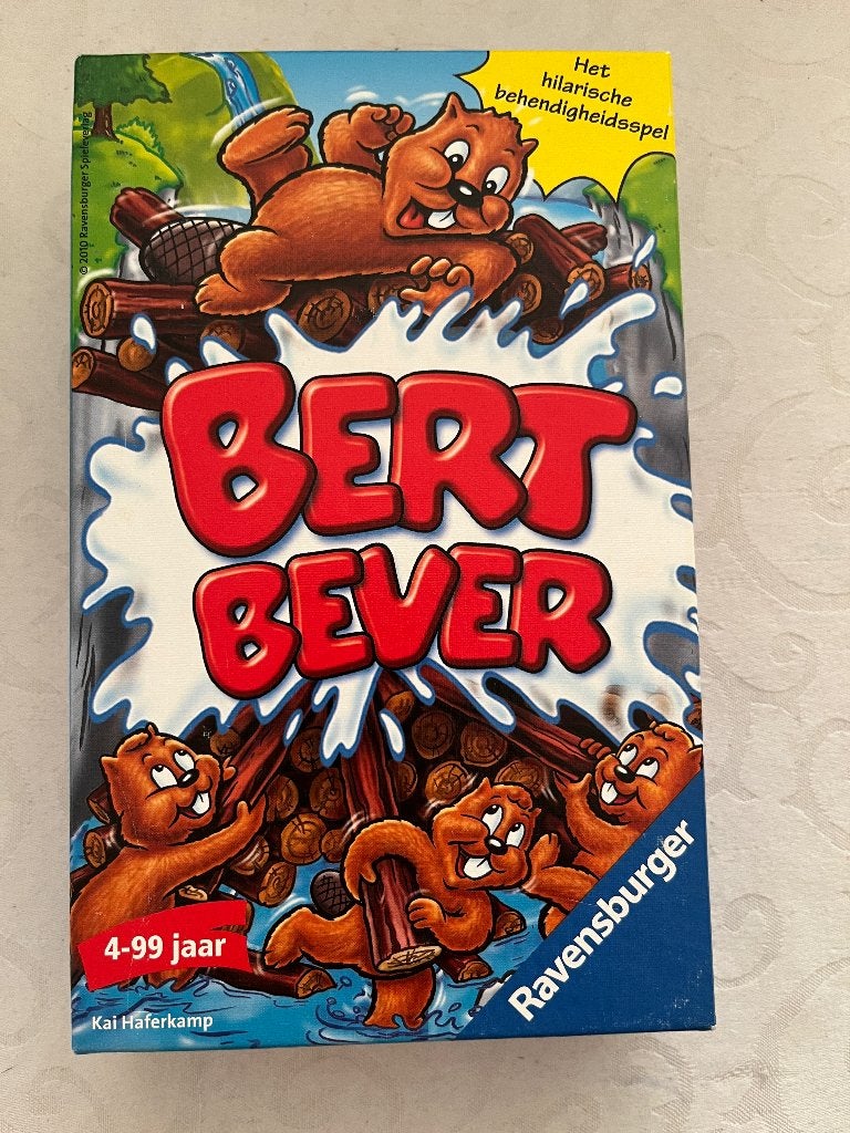Bert bever reisspel: 4-99 jaar, Ophalen of Verzenden, Zo goed als nieuw, Ravensburger, Een of twee spelers