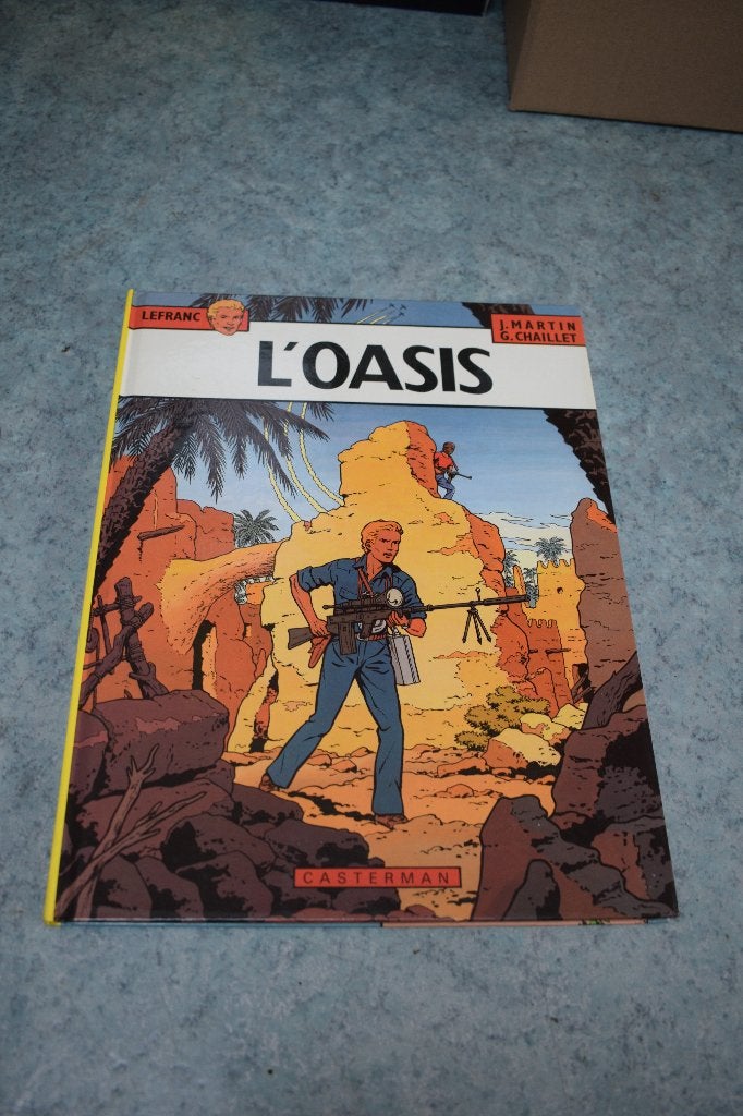 BD Lefranc bande dessinées l'oasis 1981, Livres, Enlèvement ou Envoi, Comme neuf