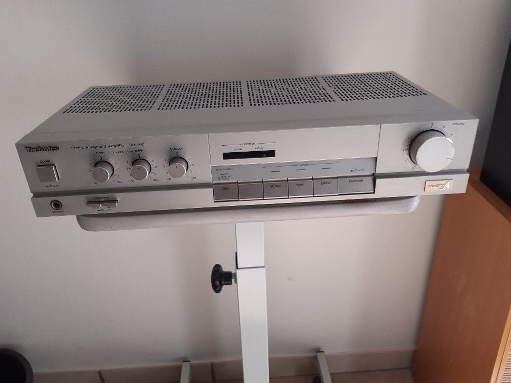 Technics SU-500 ampli  4, 6, 8, 16 Ω  phono ing waarborg, TV, Hi-fi & Vidéo, Amplificateurs & Ampli-syntoniseurs, Enlèvement, Reconditionné
