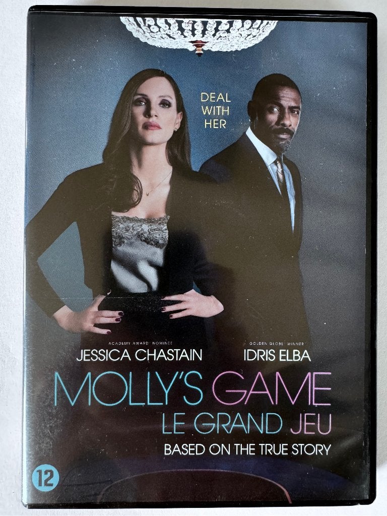 Molly's Game, Ophalen of Verzenden, Zo goed als nieuw, Actiethriller