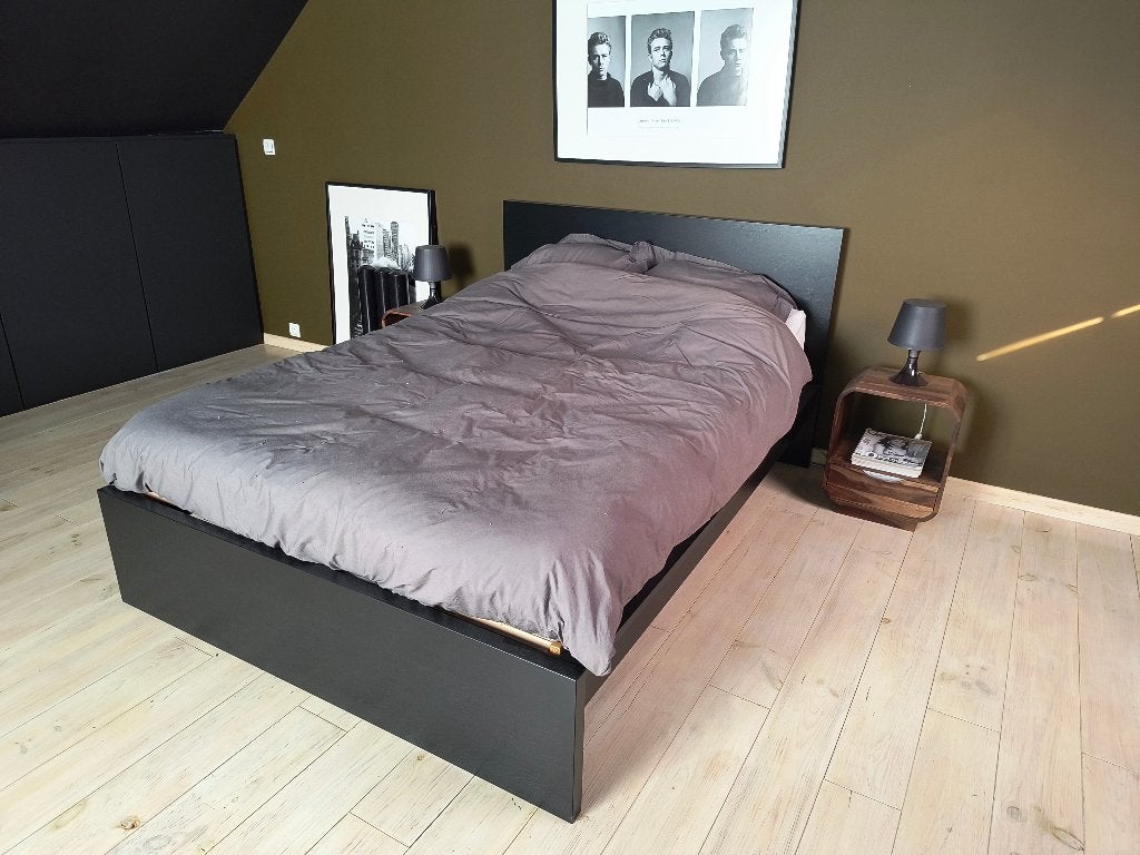 Lit de 140 cm avec tous les accessoires, Maison & Meubles, Neuf, 210 cm, 140 cm, Enlèvement