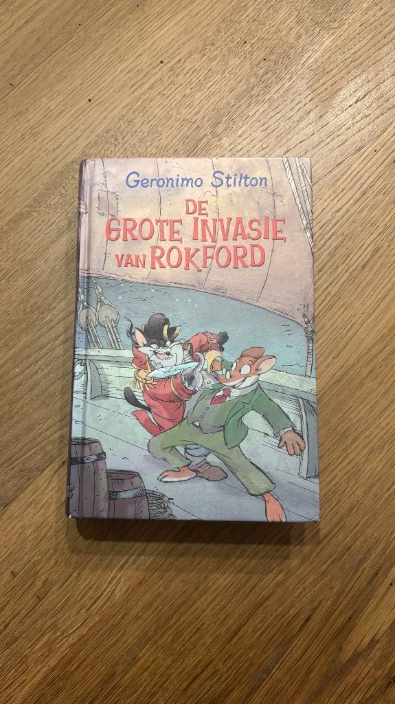 De grote invasie van Rokford geronimo stilton, Boeken, Ophalen of Verzenden, Zo goed als nieuw, Geronimo Stilton, Non-fictie