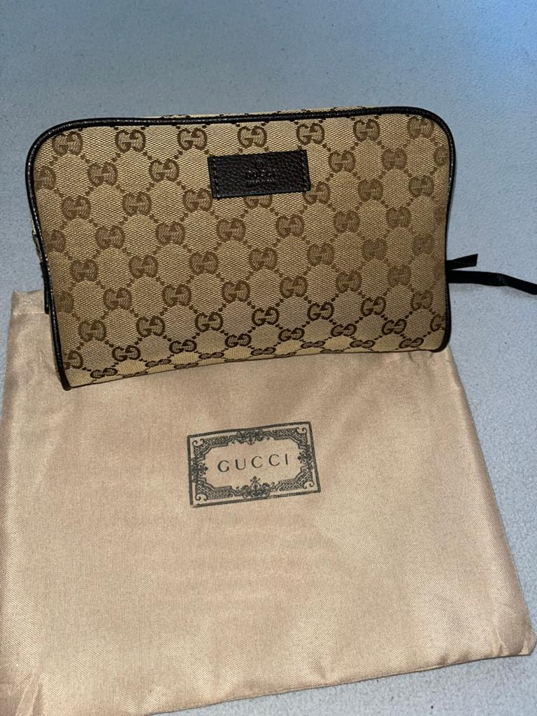 Carré Beige Gucci, Handtassen en Accessoires, Portemonnees, Ophalen of Verzenden, Zo goed als nieuw, Beige