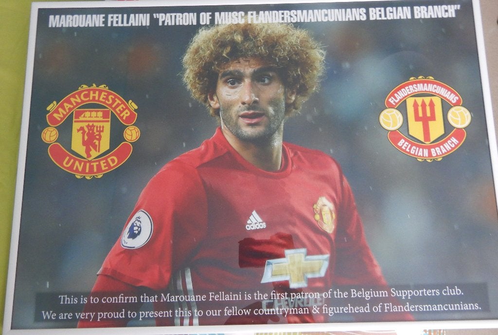 MANCHESTER UNITED - Cadre Marouane FELLAINI (60x43)., Enlèvement ou Envoi, Neuf