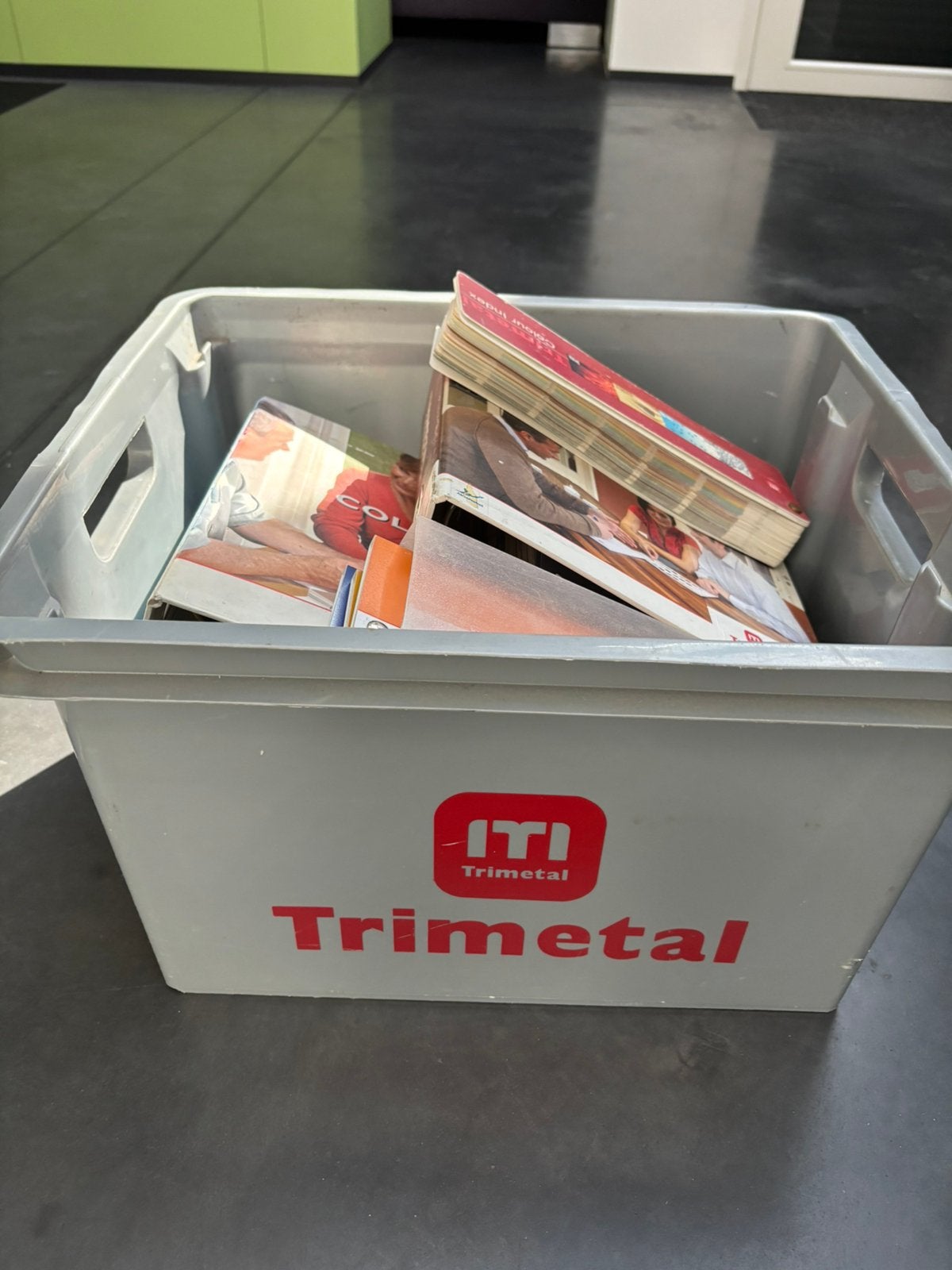 Kleurstalen, Doe-het-zelf en Bouw, Schildersmaterialen, Ophalen, Gebruikt