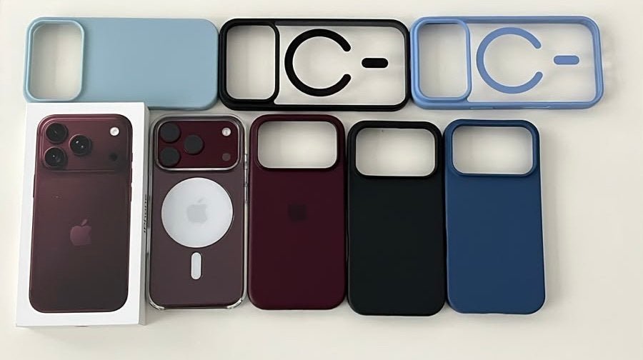 Iphone 18 pro 256 GB Burgundy + 2 Apple hoesjes, Enlèvement, Comme neuf, Apple
