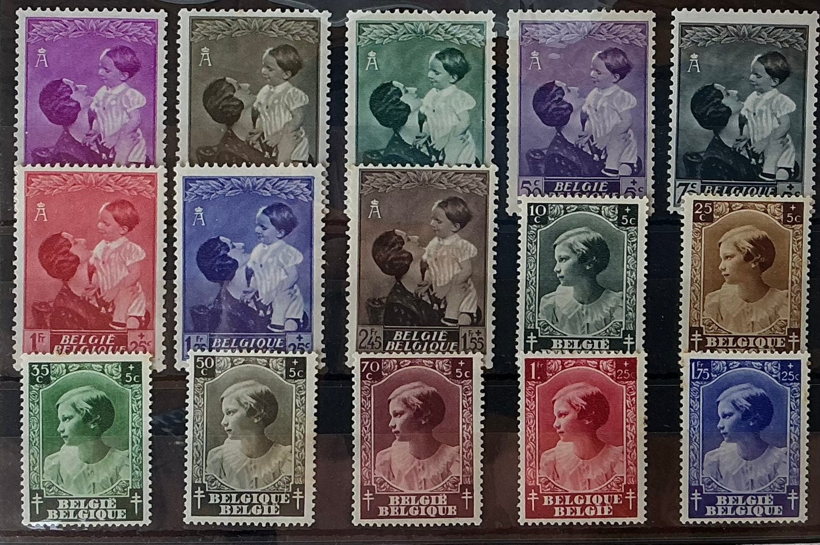 LOT 688. 1937. 15 Zegels. MNH. Postfris., Koninklijk huis, Orginele gom, Ophalen of Verzenden, Postfris
