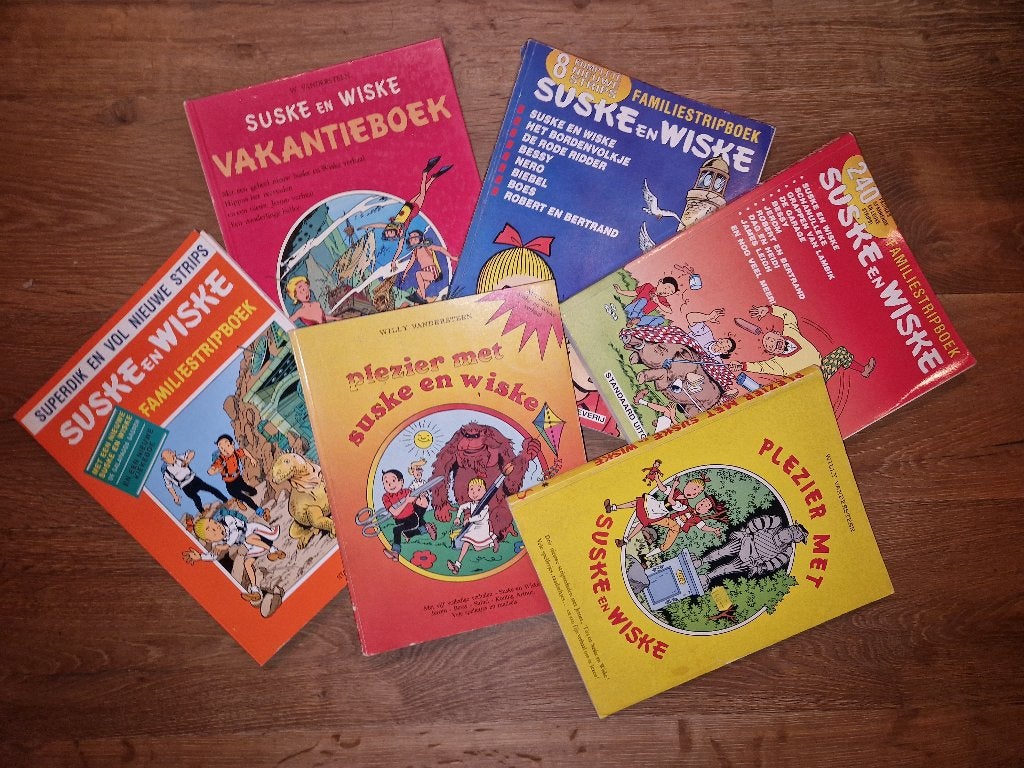 super vakantiestripboeken en megastripboeken, Boeken, Meerdere stripboeken, Ophalen of Verzenden, Gelezen, Diverse Auteurs