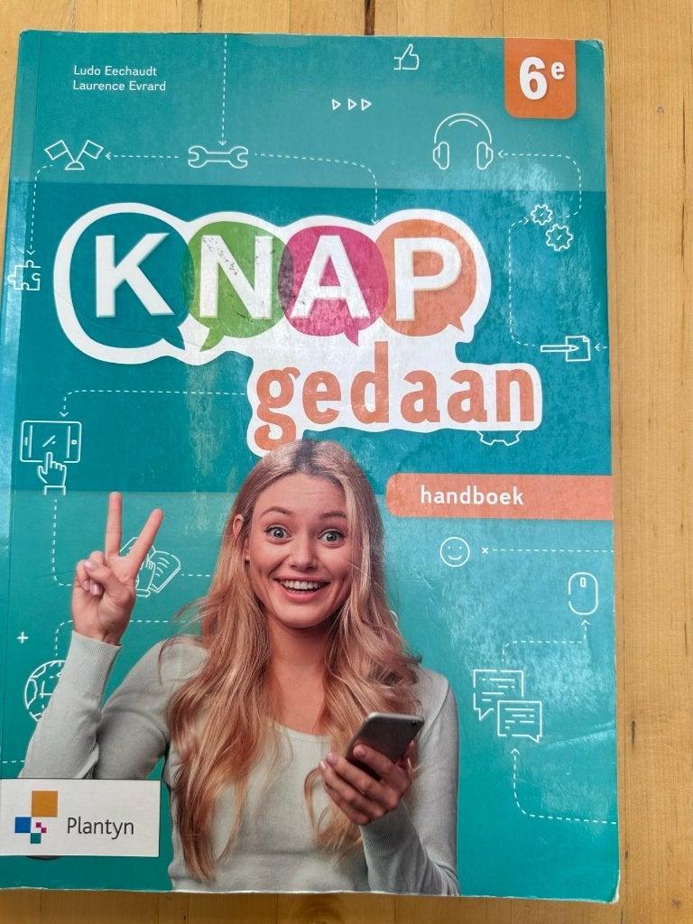 Knap gedaan 6e - Handboek, Livres, Enlèvement, Utilisé, Secondaire, Néerlandais