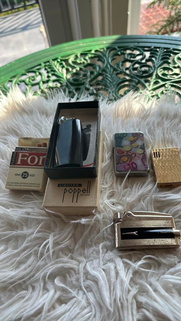 Lot van 5 stuks vintage aanstekers, Enlèvement ou Envoi, Utilisé, Briquet