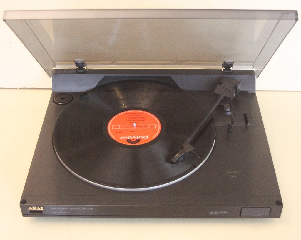 Akai AP-A305 Platenspeler / Semi-Automatic Turntable, Audio, Tv en Foto, Ophalen of Verzenden, Zo goed als nieuw, Platenspeler