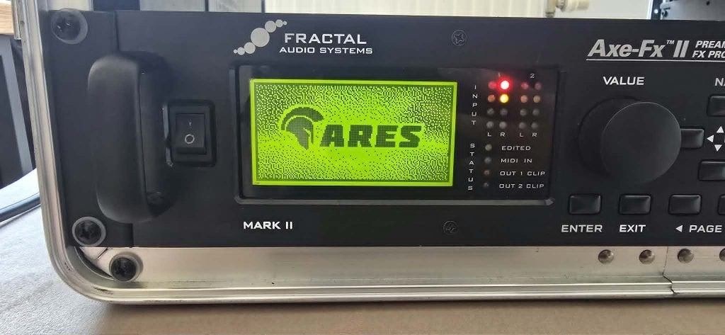 Fractal Audio Axe-Fx II Mark II + Rack Thomann 4U, Enlèvement, Utilisé