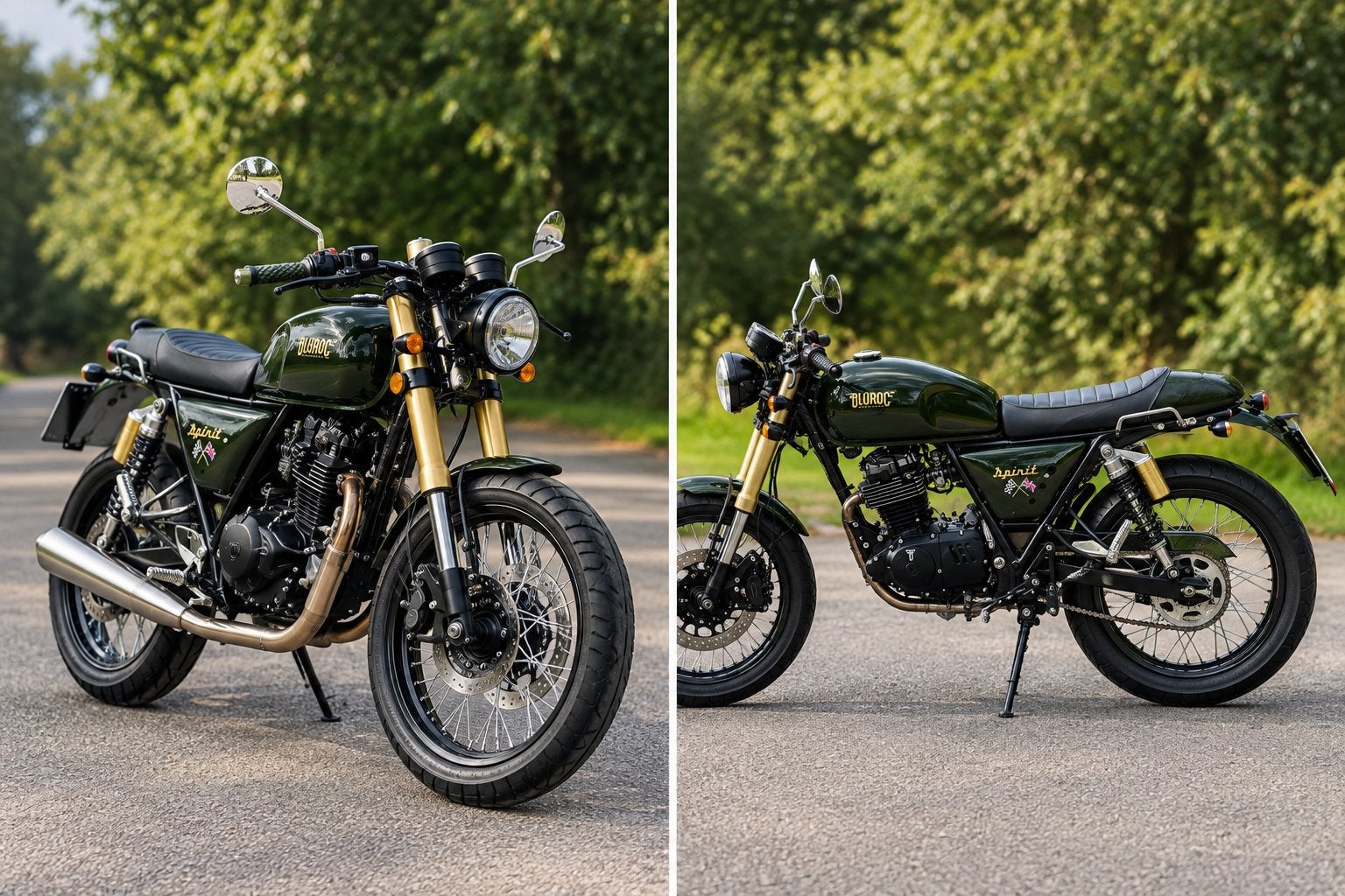 Bluroc Spirit 125 – prachtige retro motor – zeer nette staat, Motos, Particulier