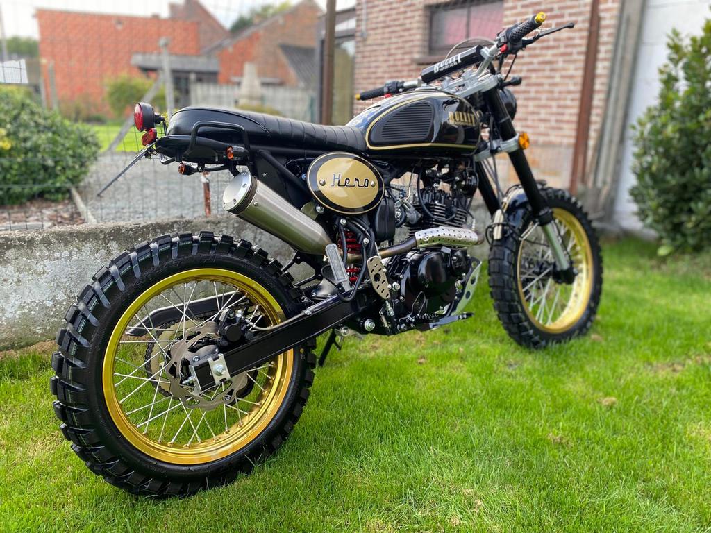 Bullit hero 1000km 125cc Look trail!, Motoren, Motoren | Overige merken, Particulier, Nieuw, Ophalen