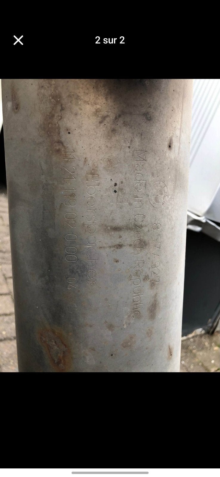 Silencieux bmw serie 1 f20, Enlèvement