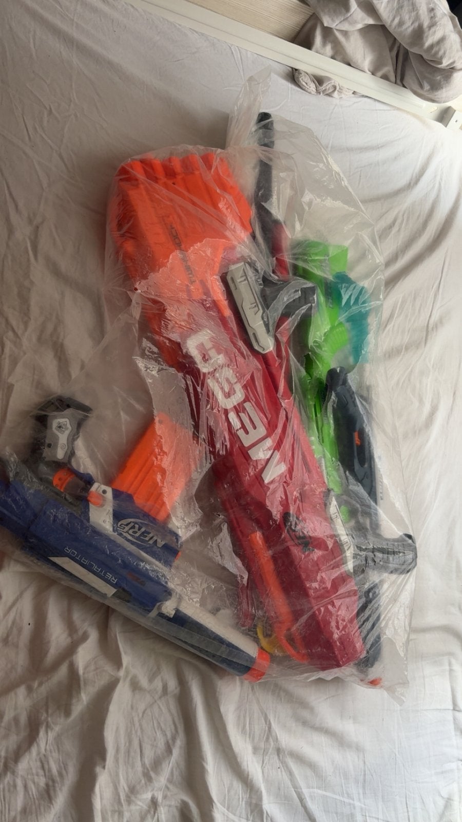 Lot de nerf, Enlèvement, Utilisé