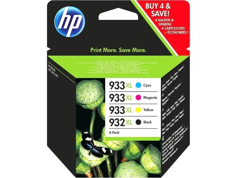 Cartouches d'encre HP 932XL- 933XL (C2P42AE) 4 couleurs, Enlèvement ou Envoi, Neuf, Cartridge, Hp