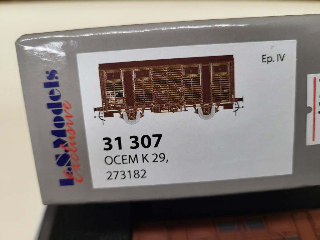 Wagon marchandises LS Models 31307, Enlèvement ou Envoi, Comme neuf, Courant continu, Wagon