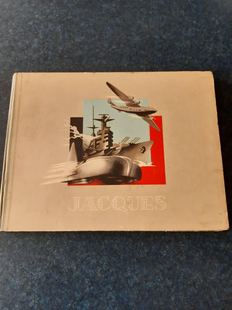 Jacques, auto's, vliegtuigen, oorlogsmarine, Boeken, Prentenboeken en Plaatjesalbums, Ophalen, Gelezen, Plaatjesalbum