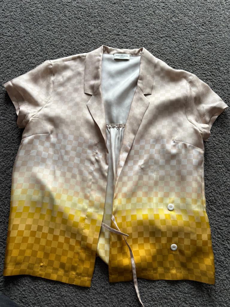 Zijden Blouse Dries van Noten, Enlèvement ou Envoi, Comme neuf