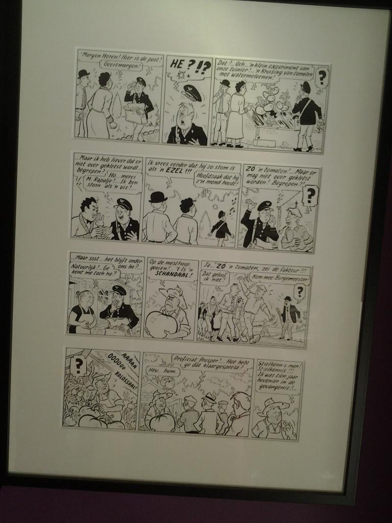 piet pienter originele pagina van album 10, Ophalen, Eén stripboek, Zo goed als nieuw, POM