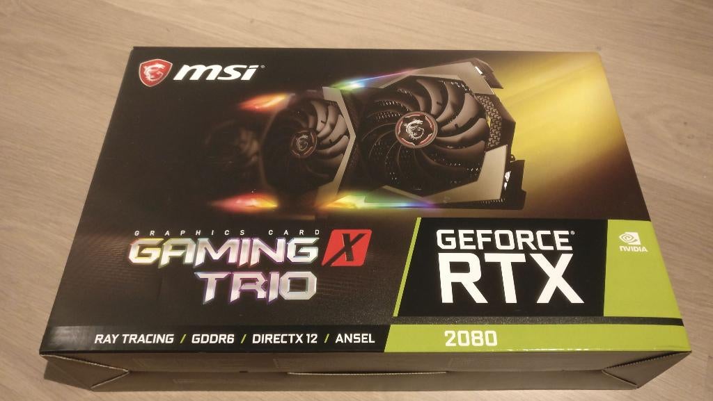 MSI GeForce RTX 2080 Gaming X Trio rtx2080 GPU, Computers en Software, Videokaarten, GDDR6, PCI-Express 4, Ophalen of Verzenden
