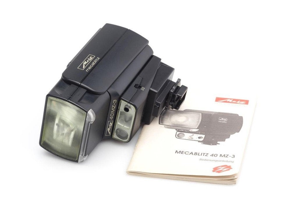 Metz Mecablitz 40MZ-3 voor Nikon met reflector, Audio, Tv en Foto, Nikon, Gebruikt, TTL, Externe flitser