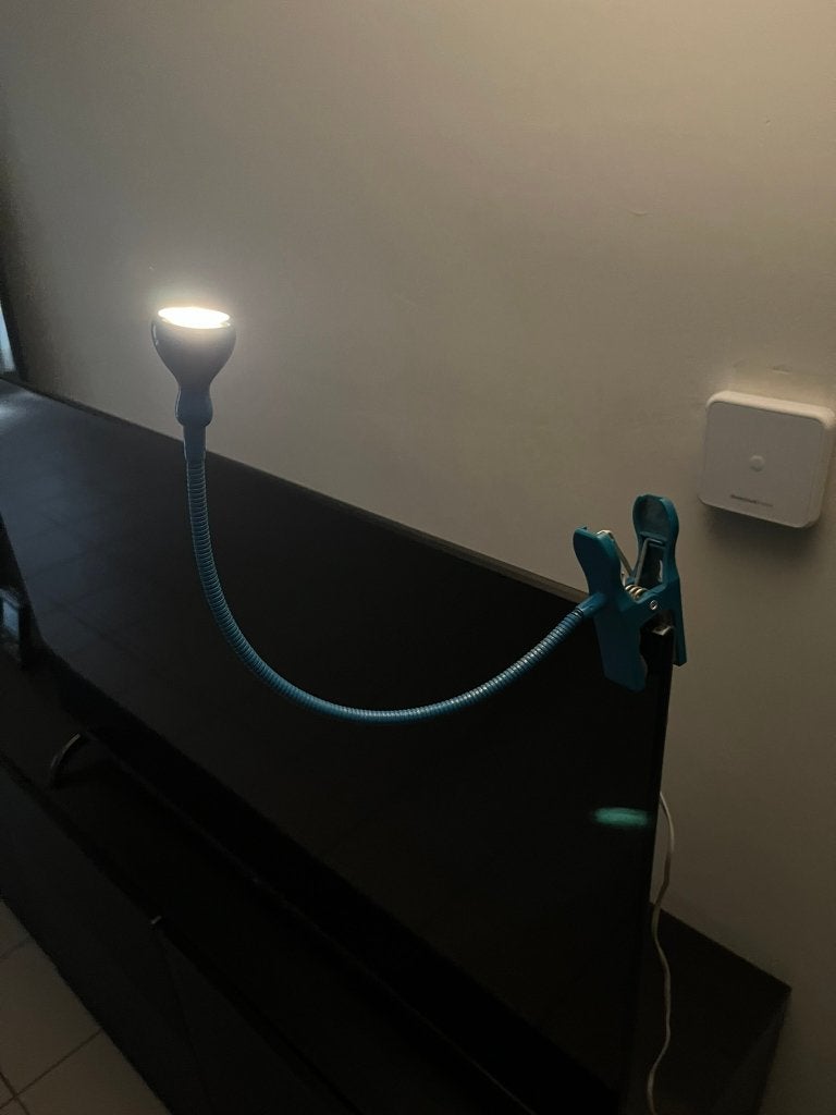 Lampe de lecture LED flexible et pratique avec clip, Bleu, Enlèvement ou Envoi, Utilisé