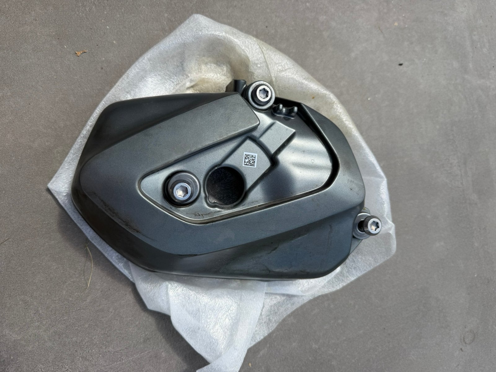 BMW R1250GS/GSA OEM wipkap links - bekrast, Ophalen, Gebruikt