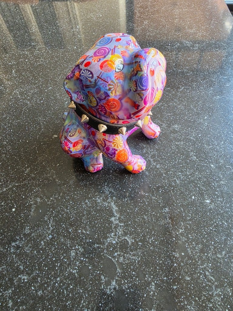 Engelse bulldog spaarpot, Collections, Enlèvement ou Envoi, Neuf, Pierre, Poterie ou Céramique, Animal