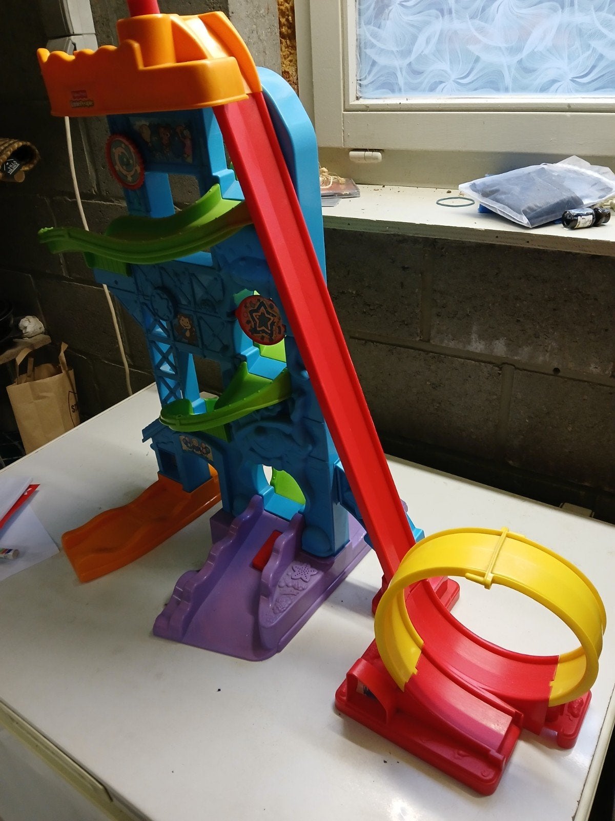 Autobaan van Fisher Price, Enfants & Bébés, Enlèvement, Utilisé
